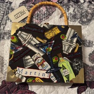 Martini Black cigar box bag